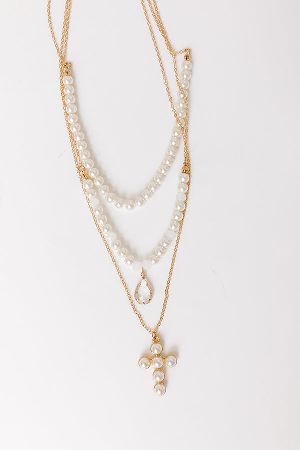 Impressions Have Faith Layered Necklace