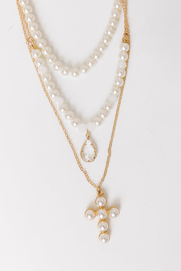 Impressions Have Faith Layered Necklace