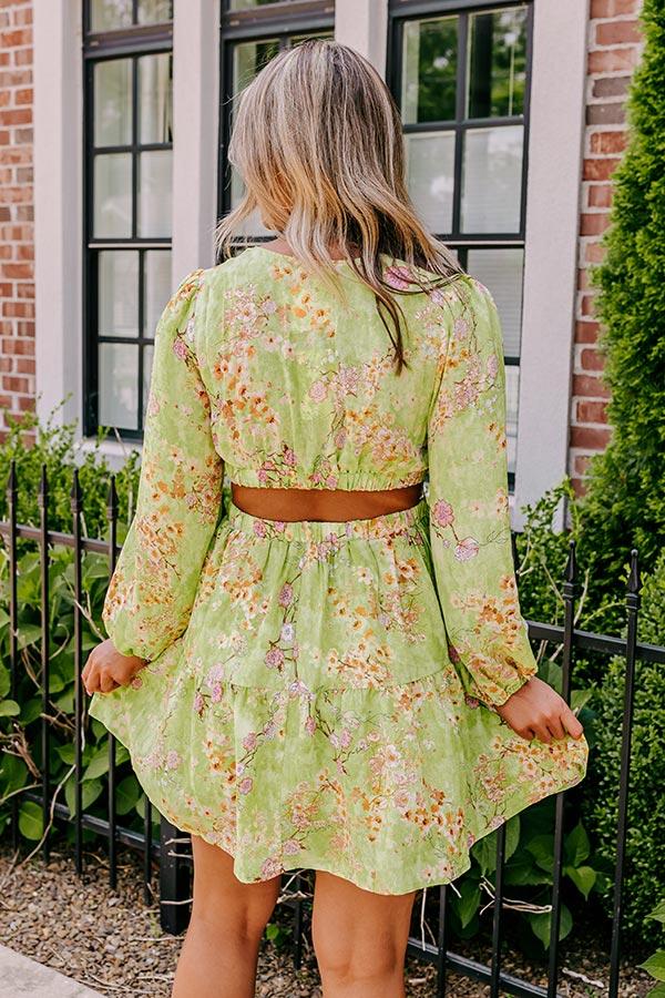 Impressions Hawaiian Paradise Cut Out Dress