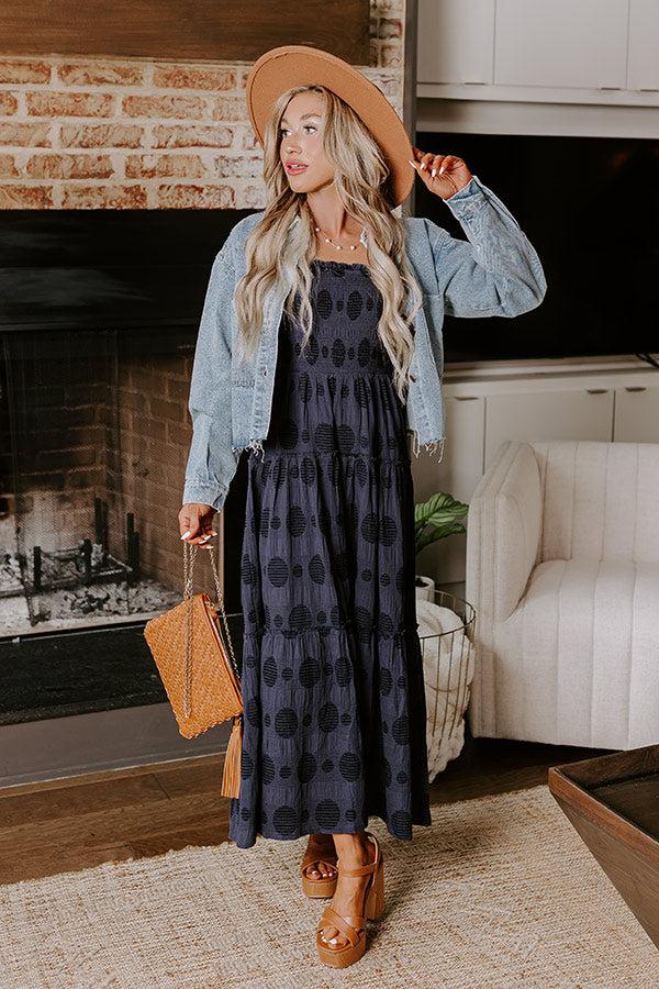 Impressions Heart In The Clouds Smocked Midi