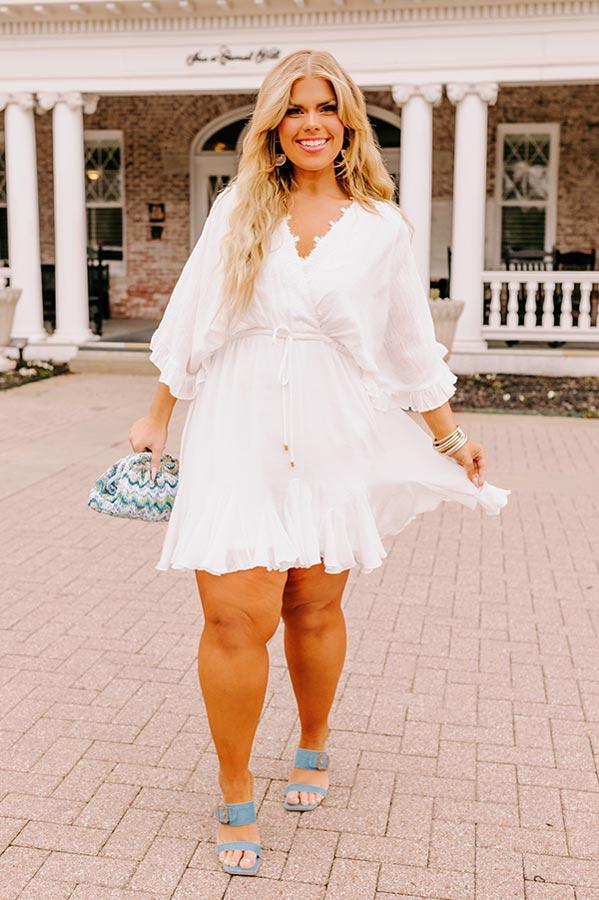 Impressions Heart On The Line Mini Dress Curves