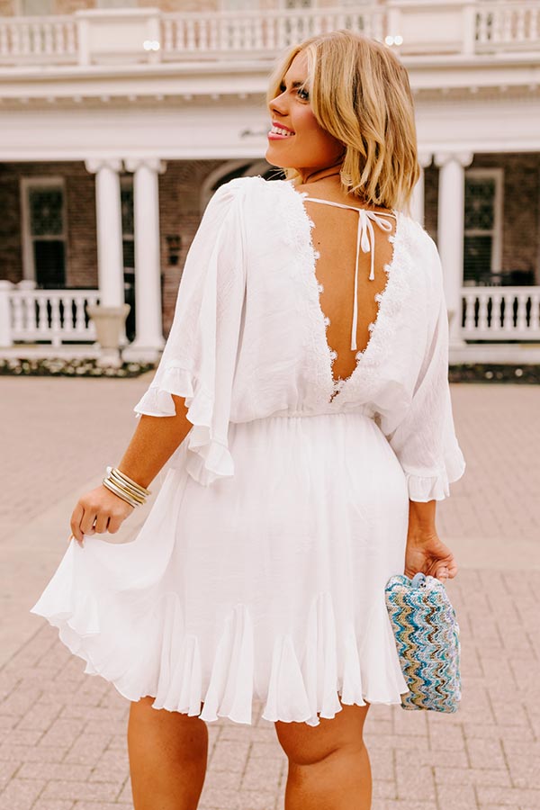 Impressions Heart On The Line Mini Dress Curves