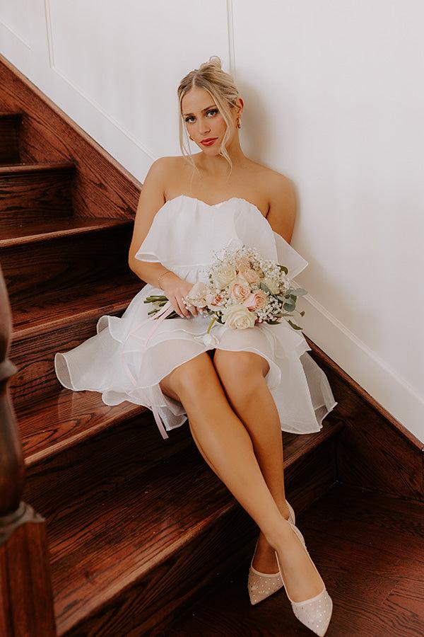 Impressions Heart Skips A Beat Tiered Mini Dress