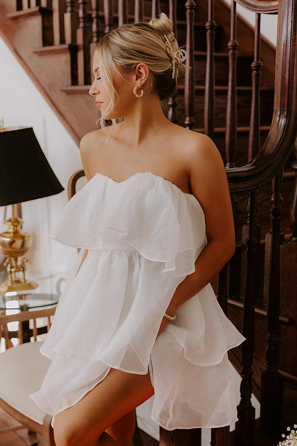 Impressions Heart Skips A Beat Tiered Mini Dress