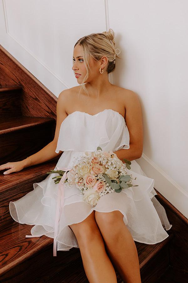 Impressions Heart Skips A Beat Tiered Mini Dress