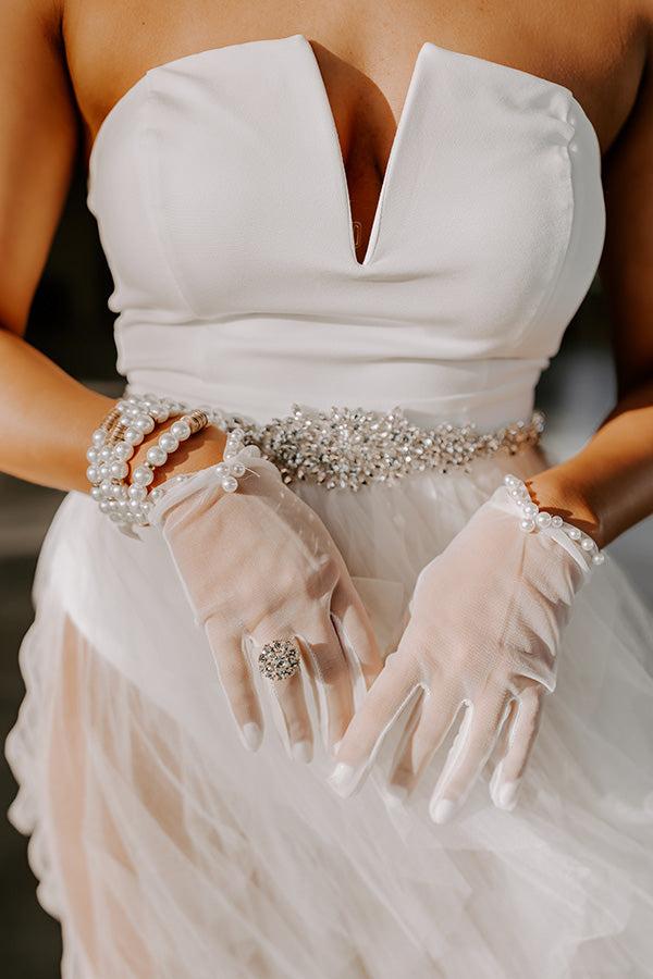 Impressions Heavenly Touch Mesh Gloves