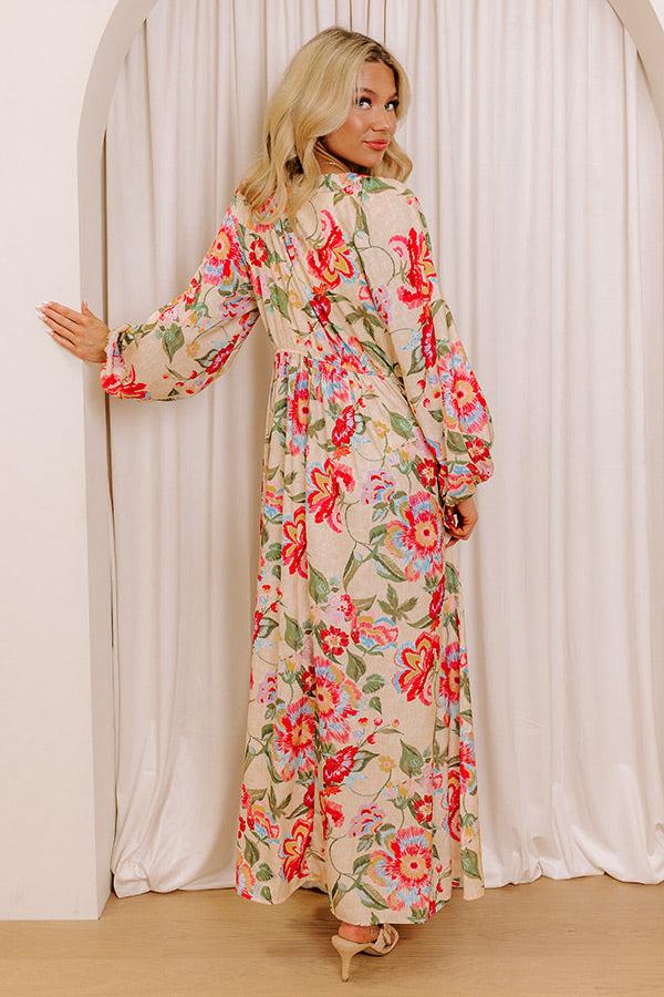Impressions Hibiscus Daydream Maxi Dress