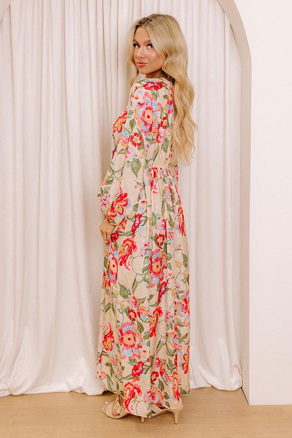Impressions Hibiscus Daydream Maxi Dress