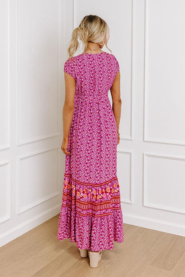Impressions Hidden Garden Floral Maxi Dress