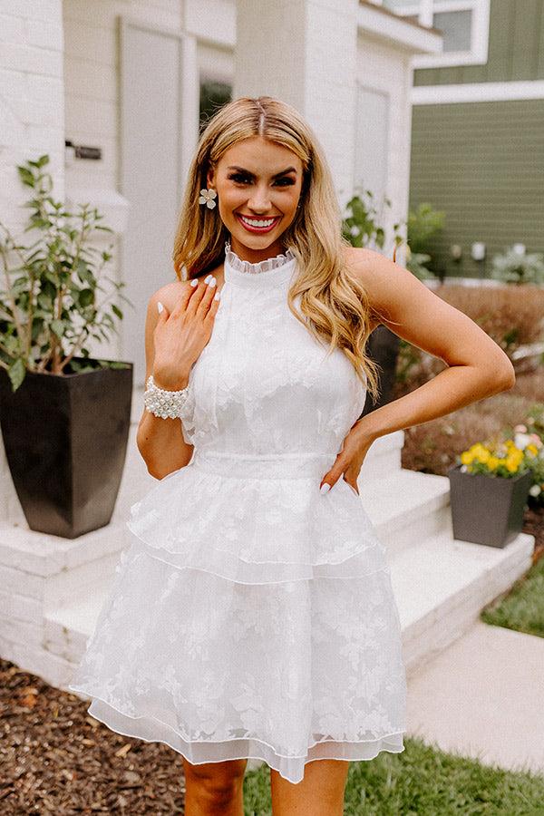 Impressions Hidden Romance Ruffle Dress