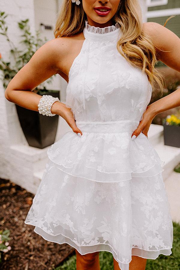 Impressions Hidden Romance Ruffle Dress