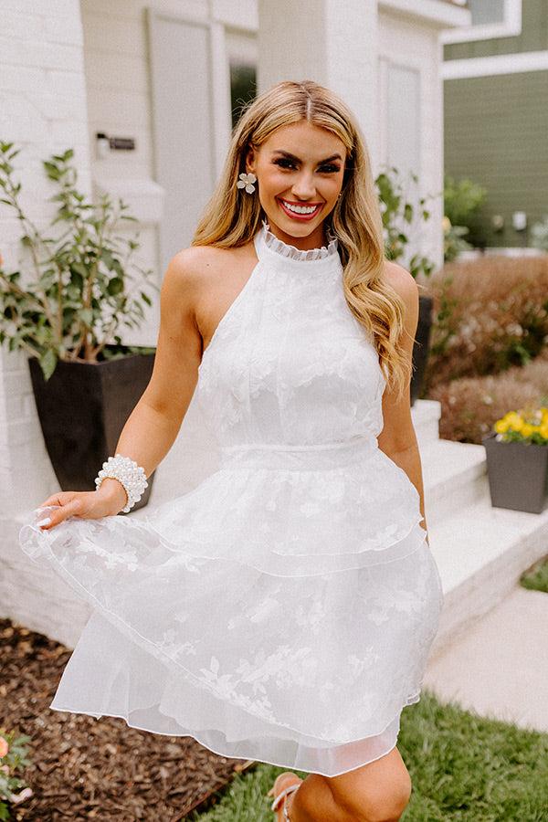 Impressions Hidden Romance Ruffle Dress