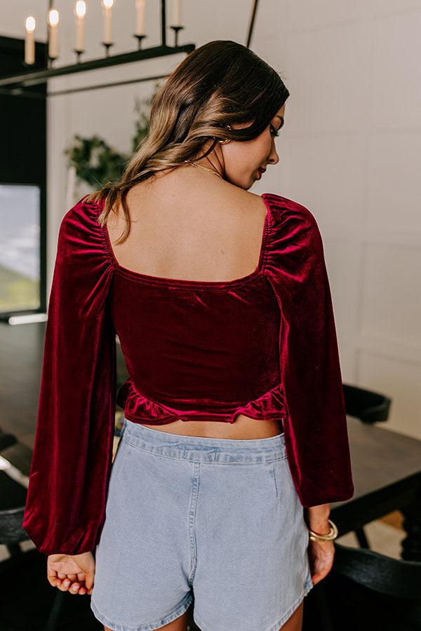 Impressions Holiday Fun Velvet Top