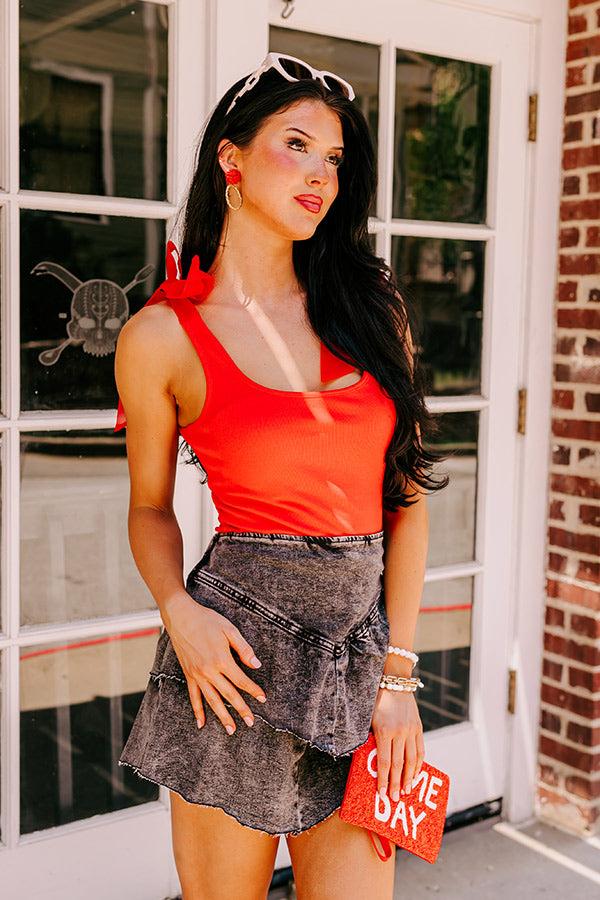 Impressions Hopeless Romantic Bodysuit In Red