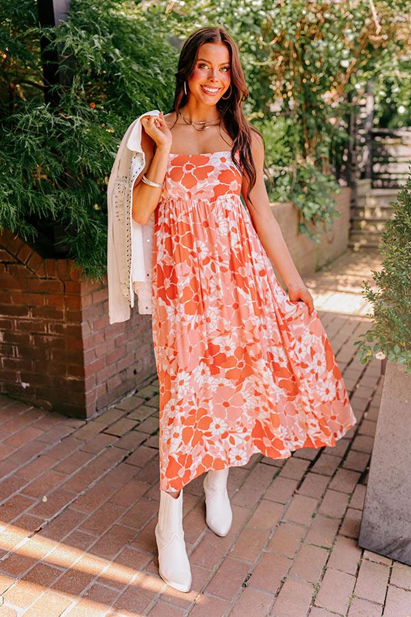 Impressions Hula Happiness Midi In Peach