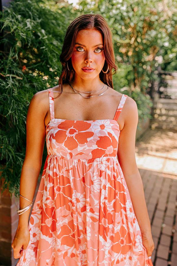 Impressions Hula Happiness Midi In Peach