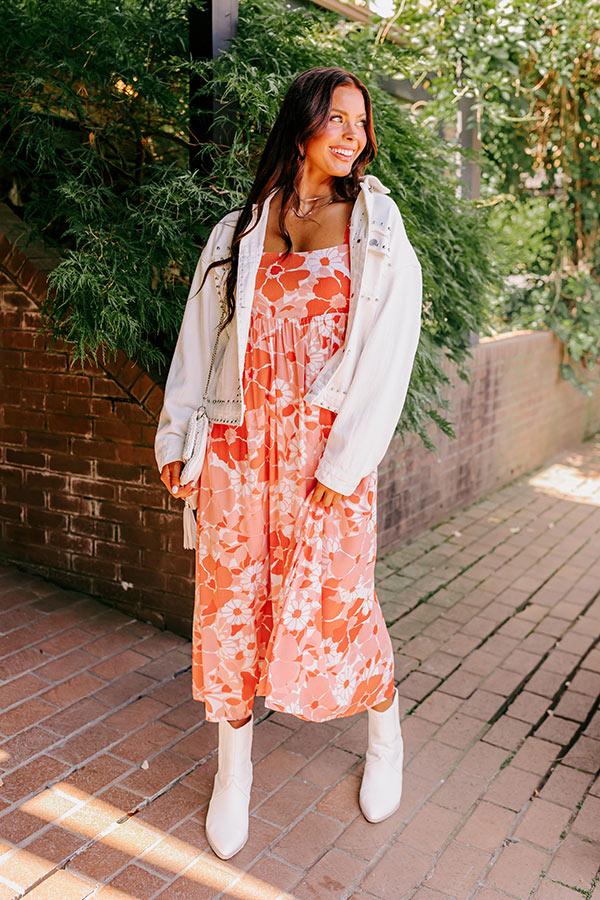 Impressions Hula Happiness Midi In Peach