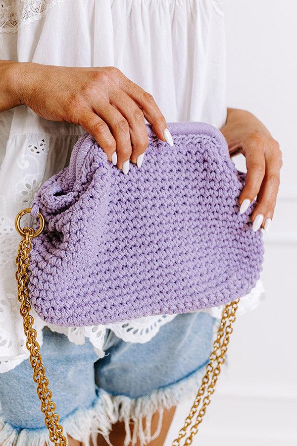 Impressions Hula Happiness Woven Purse in Lavender