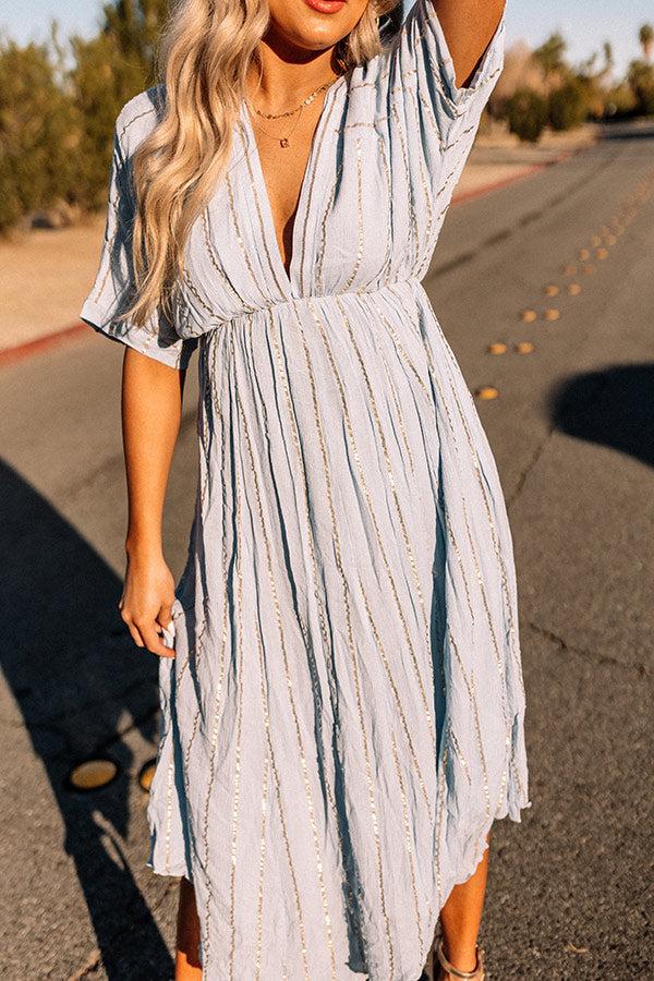 Impressions Huntington Beach Day Maxi In Sky Blue