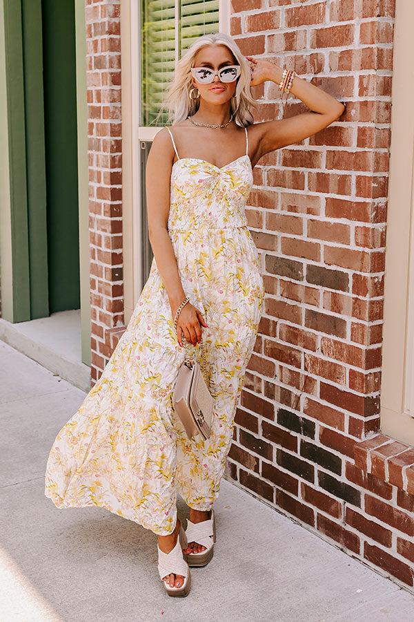 Impressions Iced Tea Afternoon Floral Maxi