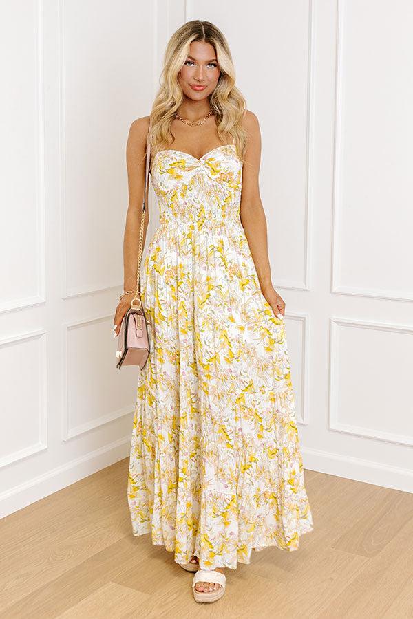 Impressions Iced Tea Afternoon Floral Maxi