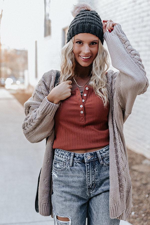 Impressions Impressive Touch Top In Rust