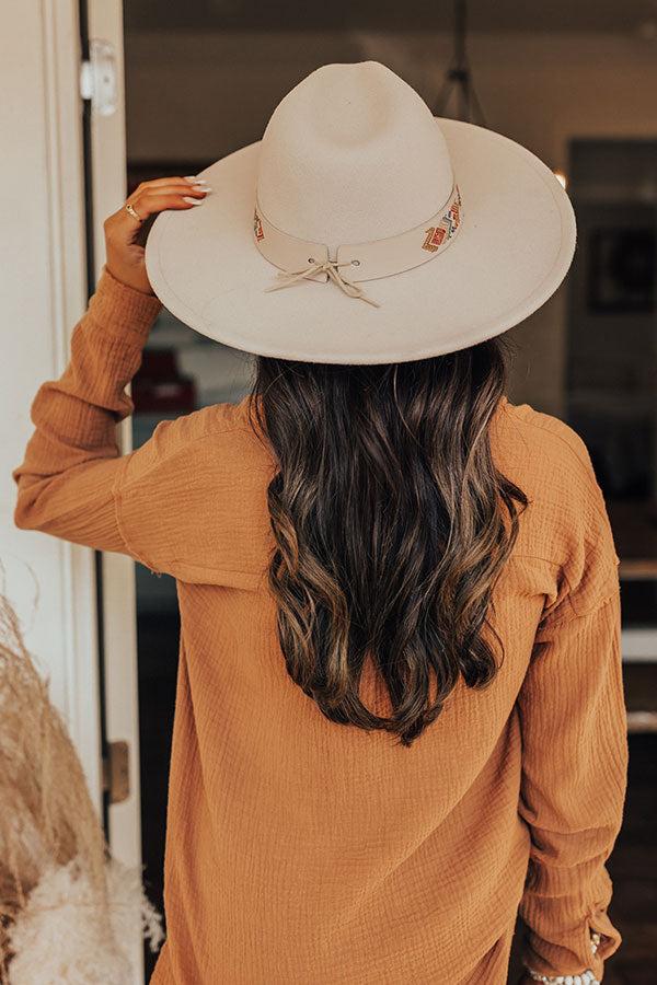 Impressions Incredible Love Felt Fedora In Ivory