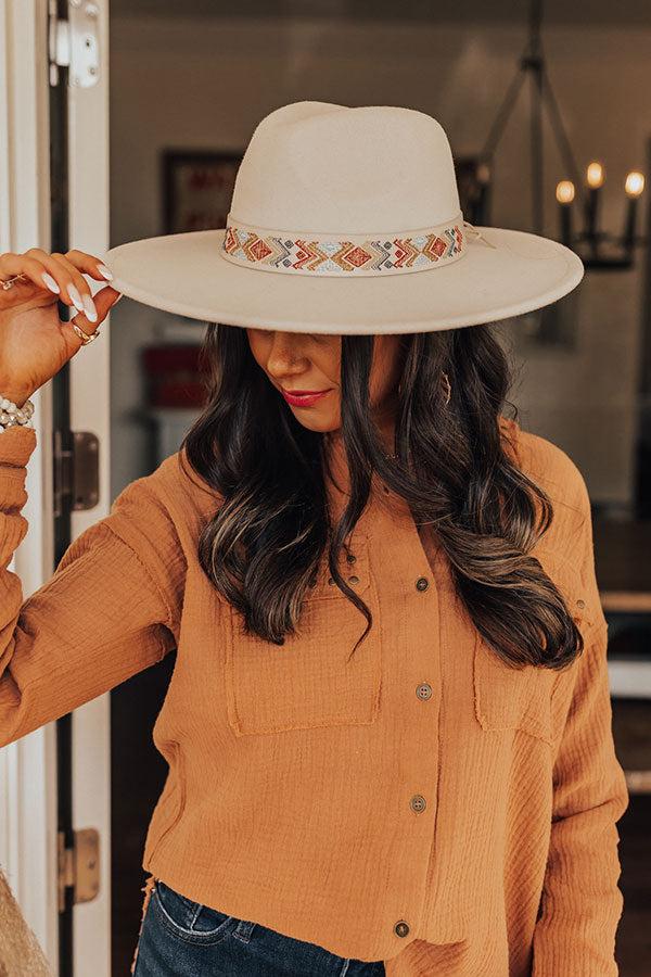 Impressions Incredible Love Felt Fedora In Ivory