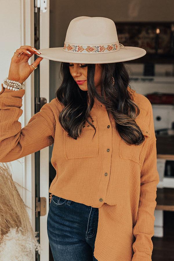 Impressions Incredible Love Felt Fedora In Ivory