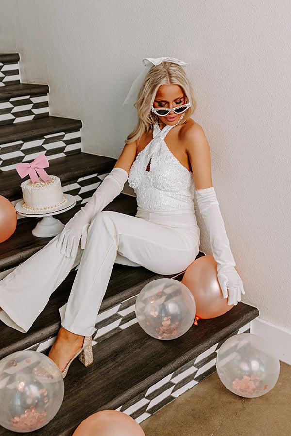 Impressions Invitation Only Sequins Jumpsuit