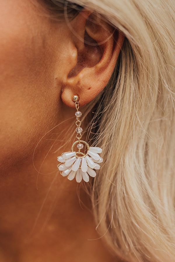 Impressions Island Oasis Earrings In Ivory