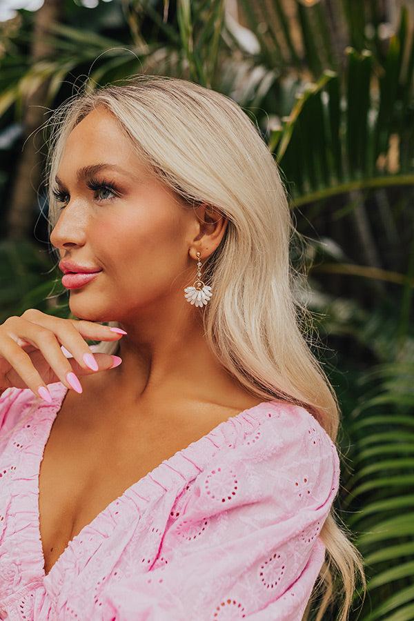 Impressions Island Oasis Earrings In Ivory