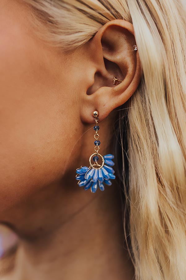Impressions Island Oasis Earrings In Periwinkle