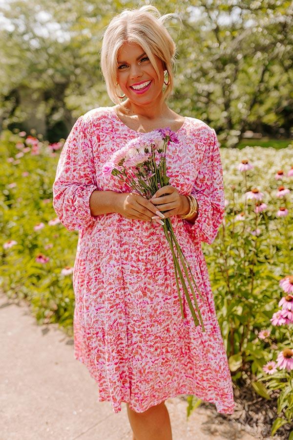 Impressions Ivy Brunch Shift Dress Curves