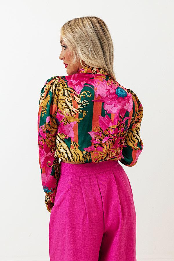 Impressions Jetset To Miami Crop Top