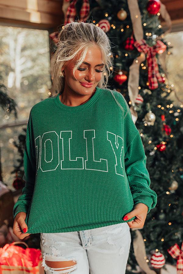 Impressions Jolly Graphic Tee In Green