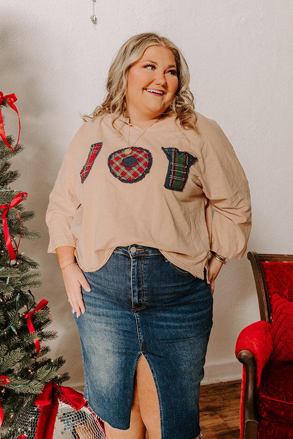 Impressions Joy Patch Vintage Tee Curves