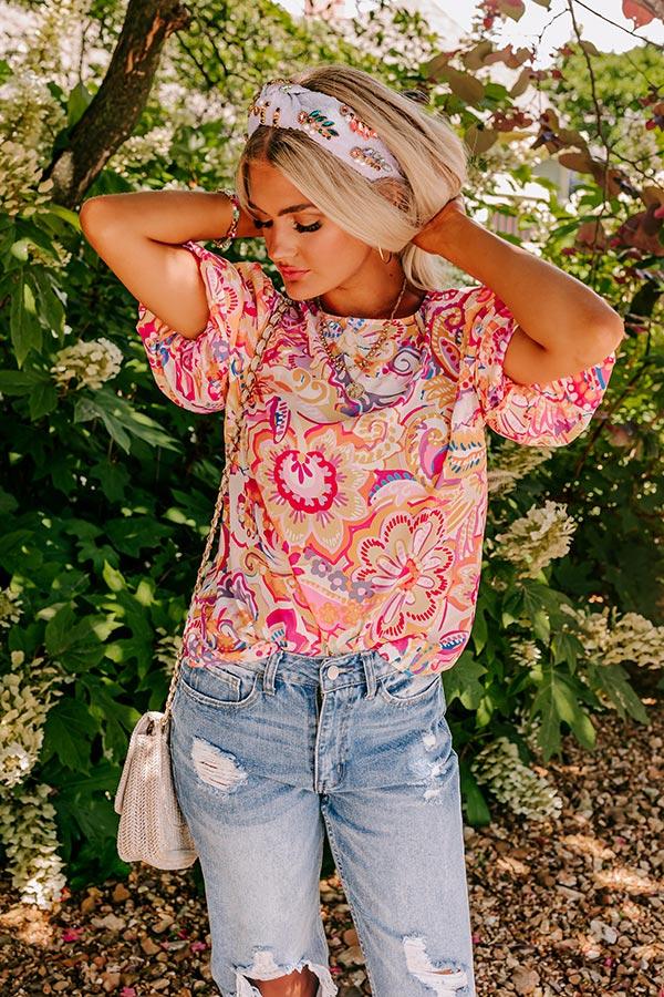 Impressions Joyful Smiles Shift Top