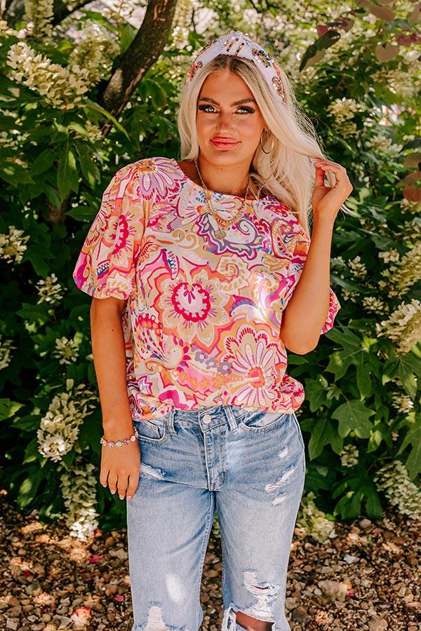 Impressions Joyful Smiles Shift Top