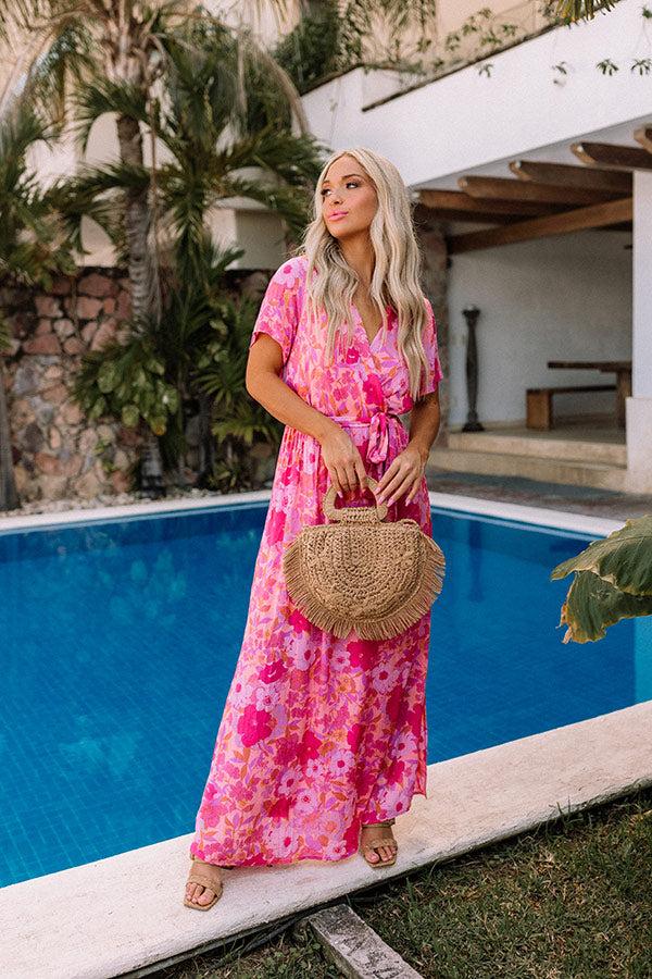 Impressions Just Met You Floral Maxi in Pink