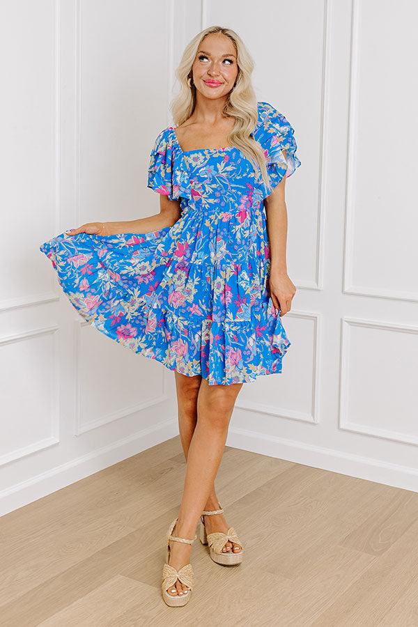 Impressions Keep It Chic Floral Mini Dress