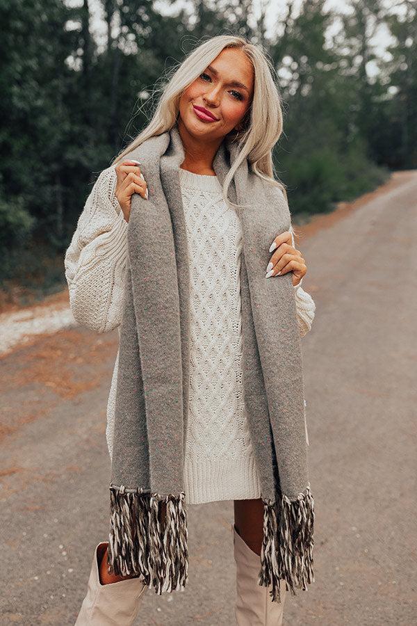 Impressions Keeping Cozy Scarf In Sage