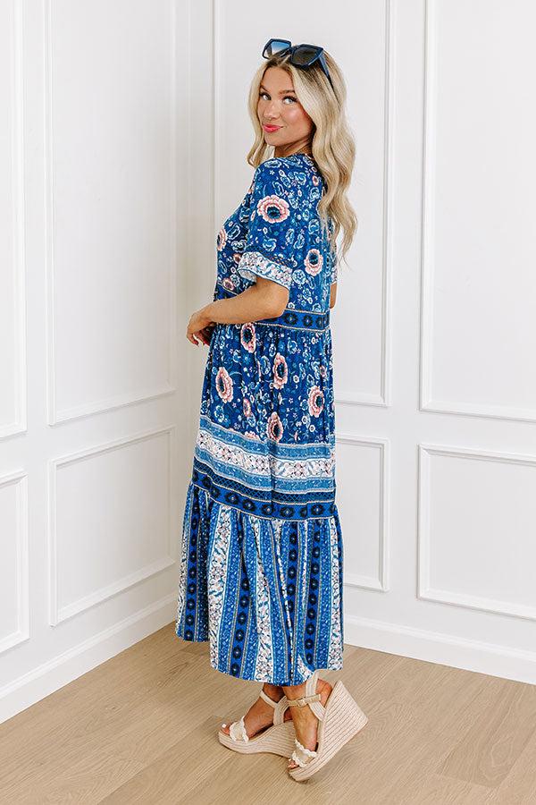 Impressions Key Largo Brunch Floral Midi