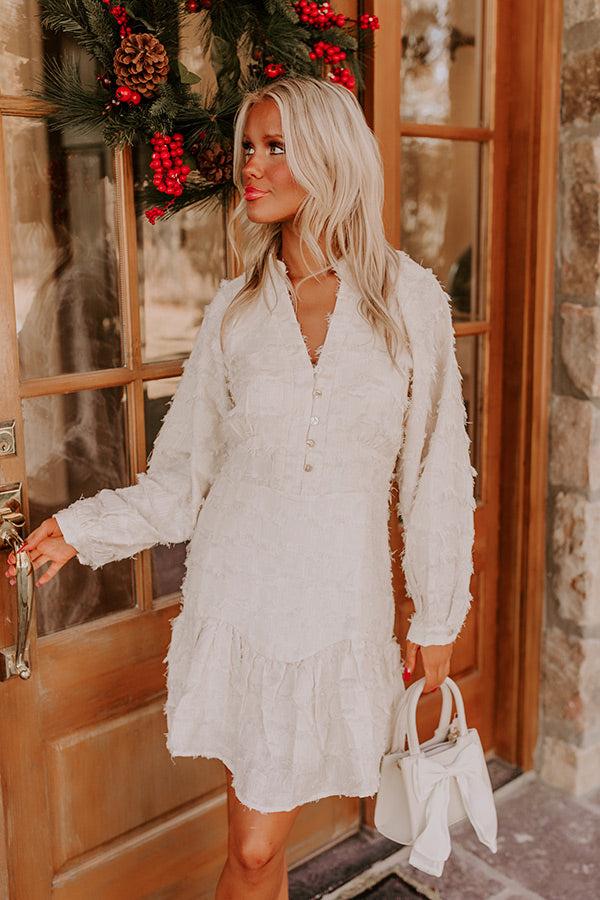 Impressions Kind Gesture Fringe Mini Dress