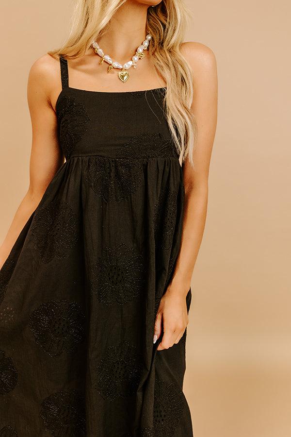 Impressions Kind Soul Embroidered Midi Dress