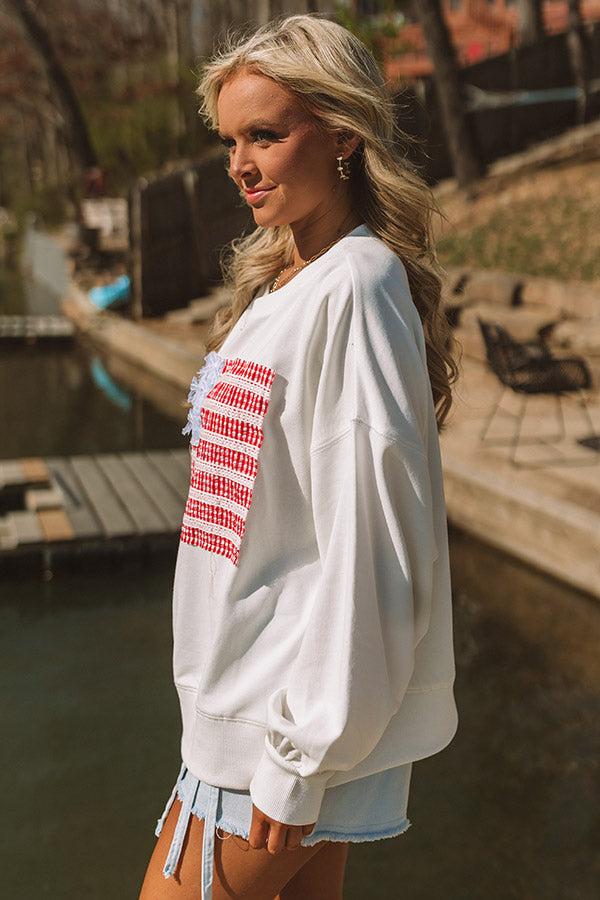 Impressions Lakefront Liberty Oversized Sweatshirt