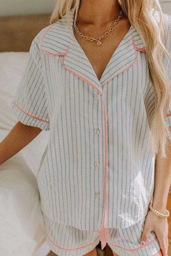 Impressions Lakeside Bliss Stripe Pajama Top