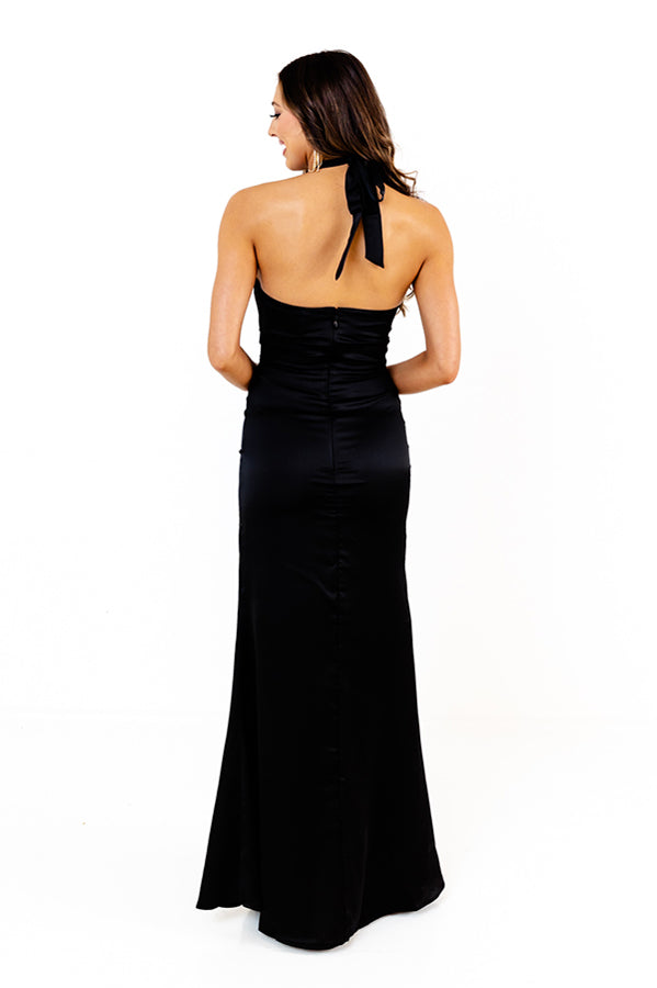 Impressions Late Night Gala Satin Maxi