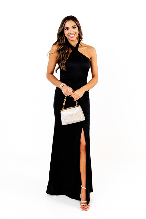 Impressions Late Night Gala Satin Maxi