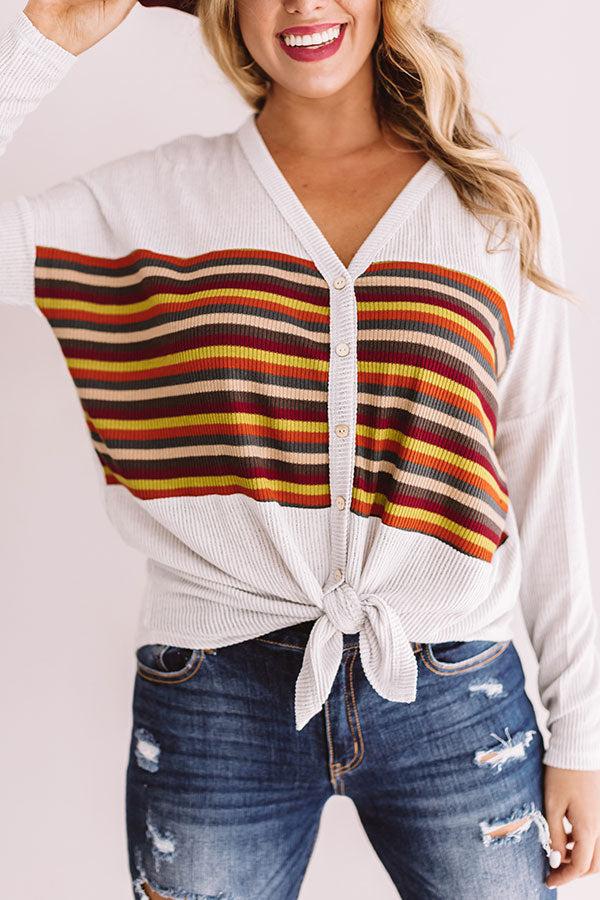 Impressions Latte Run Knotted Tee